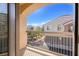 Enjoy a view of the community from this private balcony at 6040 Emma Bay Ct # 101, North Las Vegas, NV 89031