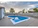 Relaxing kidney-shaped pool with a large backyard at 7134 Grasswood Dr, Las Vegas, NV 89147