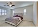 Spacious bedroom with a king-size bed and window shutters at 752 Drammatico Pl, Henderson, NV 89011