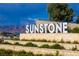 Sunstone community entrance sign with landscaping at 9911 Spinel Pl, Las Vegas, NV 89143