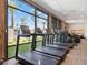 Modern fitness center with treadmills and other cardio equipment at 9911 Spinel Pl, Las Vegas, NV 89143