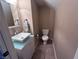 Small bathroom with modern vanity and toilet at 10488 Beckaville Ave, Las Vegas, NV 89129