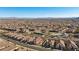 Aerial view of community with park and tennis court at 10499 Skye Paseo Ave, Las Vegas, NV 89166