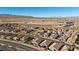 Aerial view of houses and community landscape at 10499 Skye Paseo Ave, Las Vegas, NV 89166