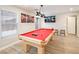 Game room with a pool table and plenty of space for entertainment at 114 Appian Way, Henderson, NV 89002