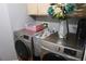 Laundry room with Samsung washer and dryer set at 1235 Pagentry Dr, North Las Vegas, NV 89031