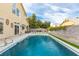 Refreshing swimming pool with a spacious patio, ideal for summer fun at 1713 Sequoia Dr, Henderson, NV 89014