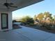 Covered patio with mountain views at 2416 Weaverville Dr, Henderson, NV 89044