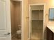 Bathroom with toilet and walk-in closet at 2416 Weaverville Dr, Henderson, NV 89044