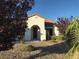 One-story house with arched entryway and drought-tolerant landscaping at 2416 Weaverville Dr, Henderson, NV 89044