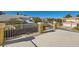 Private deck with metal railing and view at 2525 Huber Heights Dr, Las Vegas, NV 89128