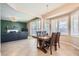 Kitchen dining area with view into living room and backyard access at 2525 Huber Heights Dr, Las Vegas, NV 89128