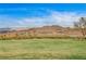 Large grassy field with mountain views at 408 Matecumbe Way, Boulder City, NV 89005