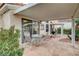 Patio with seating area, tile flooring and partial mountain views at 408 Matecumbe Way, Boulder City, NV 89005