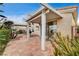 Large patio with covered seating and mountain views at 408 Matecumbe Way, Boulder City, NV 89005