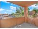 Private patio overlooking the community at 4730 E Craig Rd # 2158, Las Vegas, NV 89115