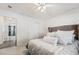 Spacious bedroom with large bed and access to bathroom at 5370 Cholla Cactus Ave, Las Vegas, NV 89141