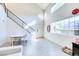 Bright dining area with white table and chairs at 5476 Green Horn St, Las Vegas, NV 89118