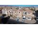 Aerial view of houses in a residential neighborhood at 6074 Lazarro Ct, Las Vegas, NV 89139