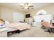 Bedroom with double bed and built-in dresser at 7317 Wild Roar Ave, Las Vegas, NV 89129