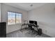 Bright home office features a large window, built-in desk, and ample space at 7336 N Decatur Blvd # 2, Las Vegas, NV 89131