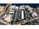 Aerial view of shopping center with ample parking at 7608 Sea Wind Dr, Las Vegas, NV 89128