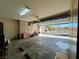 Spacious two-car garage with built-in cabinets and storage at 8116 Sedona Sunset Dr, Las Vegas, NV 89128