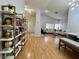 Bright living room with hardwood floors, a fireplace, and ample natural light at 8116 Sedona Sunset Dr, Las Vegas, NV 89128