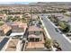 Aerial view of the house and surrounding neighborhood at 8862 Nannette Marie Ct, Las Vegas, NV 89148