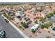 Aerial view of house and neighborhood, showcasing the property's location and surrounding homes at 8862 Nannette Marie Ct, Las Vegas, NV 89148