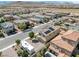 Aerial view of house and neighborhood, showcasing the property's location and surrounding homes at 8862 Nannette Marie Ct, Las Vegas, NV 89148