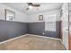 Simple bedroom with neutral decor, window with blinds and a mirrored closet at 8862 Nannette Marie Ct, Las Vegas, NV 89148