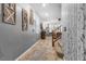 Bright entryway with tile floors, a staircase, and decorative wall decor at 8862 Nannette Marie Ct, Las Vegas, NV 89148