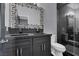 Modern bathroom with double sinks and walk-in shower at 9000 Las Vegas Blvd # 2222, Las Vegas, NV 89123