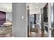 Hallway view of open concept living and kitchen with hardwood floors at 9000 S Las Vegas Blvd # 2222, Las Vegas, NV 89123