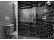 Sleek shower with black tile and glass enclosure at 9000 Las Vegas Blvd # 2222, Las Vegas, NV 89123