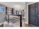 Modern hallway with dark wood flooring and sleek design at 9000 S Las Vegas Blvd # 2222, Las Vegas, NV 89123