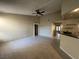 Spacious living room with tile floors and ceiling fan at , Henderson, NV 89014