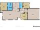 Floor plan showing a 2-bedroom, 2-bathroom home at 10229 Birch Bluff Ln, Las Vegas, NV 89145