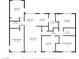 Floor plan of the house and room measurements at 1212 Reynolds Ave, North Las Vegas, NV 89030