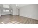 Living room featuring hardwood floors and neutral colors at 1212 Reynolds Ave, North Las Vegas, NV 89030