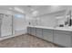 Modern bathroom with double vanity and walk-in shower at 1606 Dire Wolf Ave, North Las Vegas, NV 89084