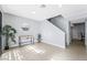 Spacious entryway with tile floors and a modern console table at 2039 Waverly Cir, Henderson, NV 89014