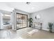 Sunroom with tile floors, sliding glass doors and a view of the backyard at 2039 Waverly Cir, Henderson, NV 89014