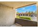 Private balcony overlooking parking area at 2300 Silverado Ranch Blvd # 1070, Las Vegas, NV 89183