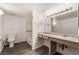 Bathroom with vanity, bathtub, and grab bars at 2300 Silverado Ranch Blvd # 1070, Las Vegas, NV 89183