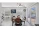 Bright breakfast nook with table and chairs, adjacent to kitchen at 2413 Hidden Glen Ct, Las Vegas, NV 89134