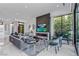 Spacious living room featuring marble floors and city views at 371 Tranquil Peak Ct, Henderson, NV 89012