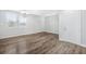 Bright dining room with hardwood floors and neutral walls at 3748 Honey Crest Dr, Las Vegas, NV 89135