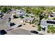 House with driveway and street view from above, showing neighborhood at 3950 Ventura Way, Las Vegas, NV 89121